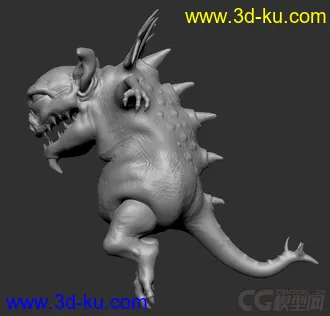 3D打印模型怪物角色练习一个的图片