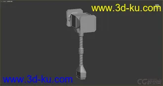 3D打印模型战斧的图片