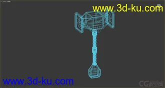 3D打印模型战斧的图片