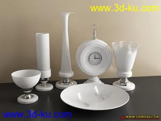 3D打印模型欧式北极光6件套的图片