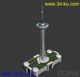 3D打印模型明珠观光塔的图片