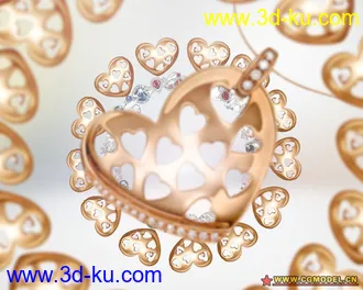 高精度珠宝首饰模型的图片