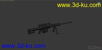 3D打印模型巴雷特，M4的图片