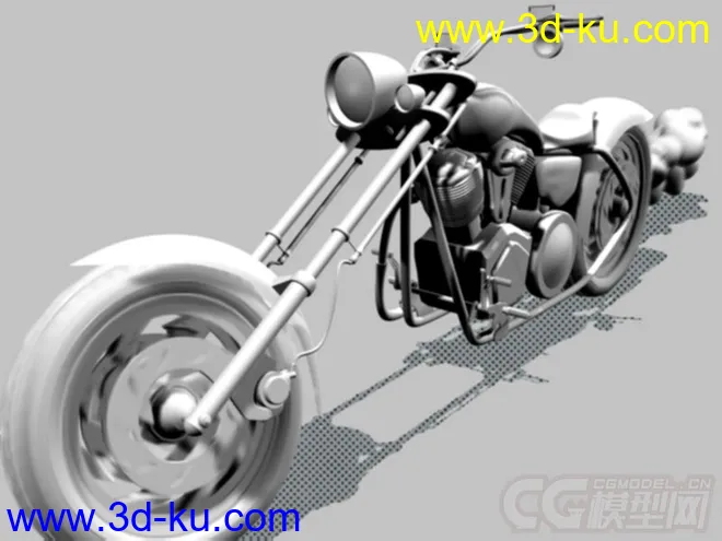 三渲二的模型_摩托车的图片1