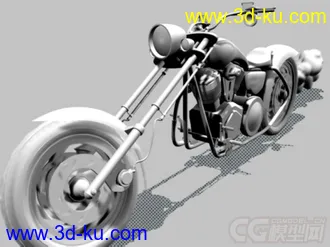 三渲二的模型_摩托车的图片