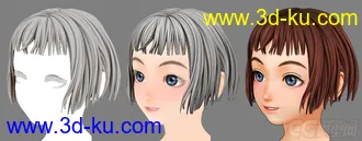 漂亮的卡通MM模型的图片