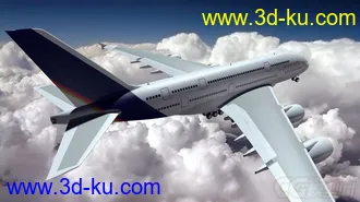 3D打印模型飞机 客机 民用客机的图片