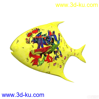3D打印模型鲳鱼的图片