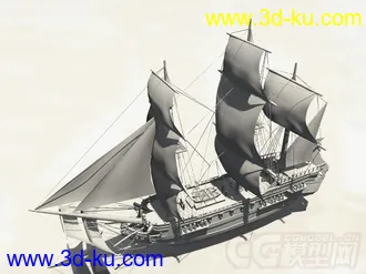 3D打印模型哥德堡号的图片