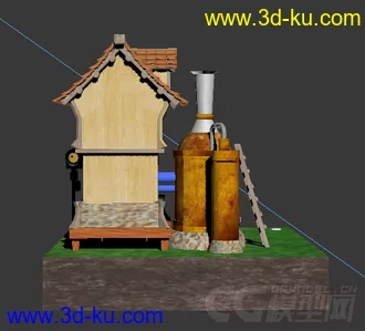 3D打印模型房屋的图片