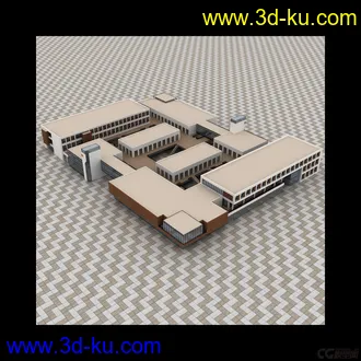 3D打印模型一个商场的图片
