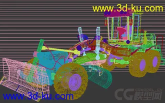 一辆推土机车模型  嘿，挖掘技术哪家强？的图片
