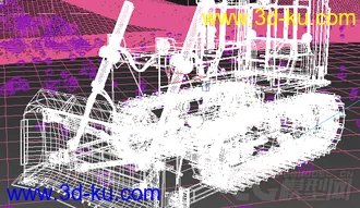 一个推土机模型。嘿，挖掘技术哪家强？的图片