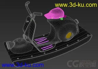 一辆电动车模型的图片