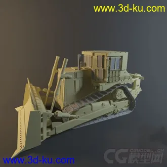 推土机车 模型 免费下载的图片