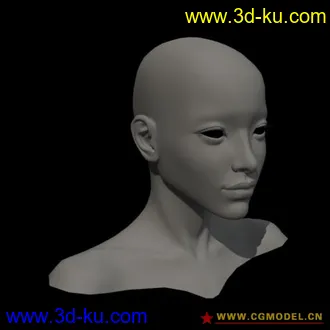 3D打印模型女人头的图片