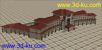 3D打印模型养老院的图片