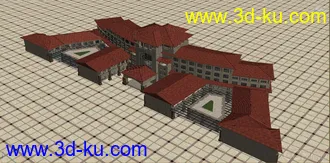 3D打印模型养老院的图片