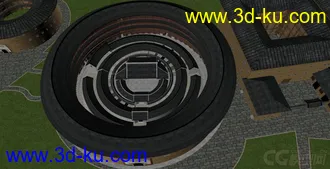 3D打印模型承启楼的图片