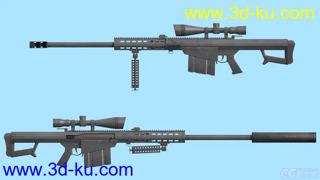 【分享】巴雷特M82A1狙击步枪模型的图片1
