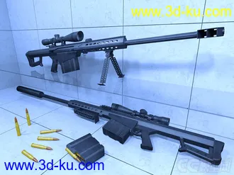 3D打印模型【分享】巴雷特M82A1狙击步枪的图片