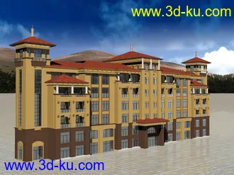 3D打印模型几个住宅的图片