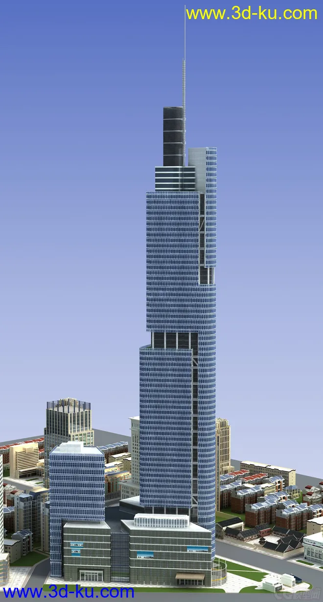 南京紫峰大厦模型的图片1