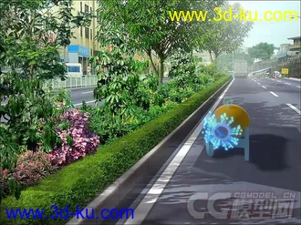 3D打印模型大炮有动画,有粒子、背景，特效的图片