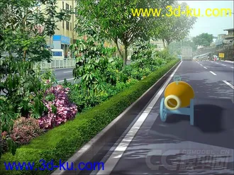 3D打印模型大炮有动画,有粒子、背景，特效的图片