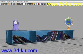 3D打印模型剪纸风格电视柜（maya fbx）的图片