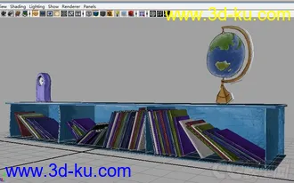 3D打印模型剪纸风格电视柜（maya fbx）的图片
