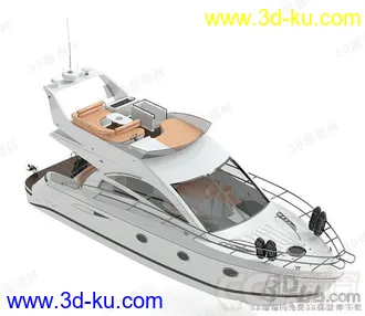 3D打印模型水上设施游艇的图片