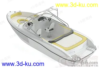 3D打印模型水上设施　游艇的图片