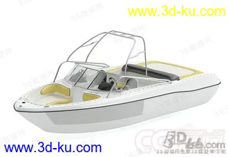 3D打印模型水上设施　游艇的图片