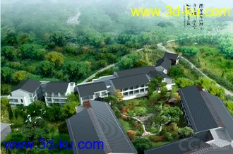 3D打印模型山水风景秀美的图片