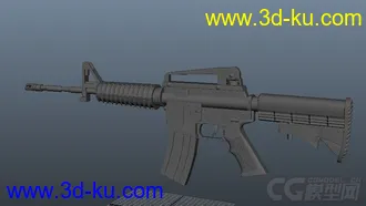 3D打印模型卡宾枪的图片