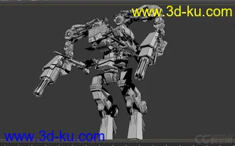 3D打印模型新人建模贴~方舟计划—泰坦/猎兽01的图片