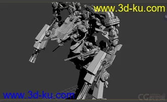 3D打印模型新人建模贴~方舟计划—泰坦/猎兽01的图片