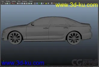 3D打印模型无聊练手的奥迪a6的图片