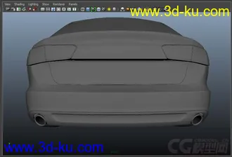 3D打印模型无聊练手的奥迪a6的图片