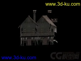 3D打印模型18世纪木楼的图片