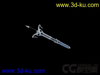 3D打印模型蓝宝石剑的图片