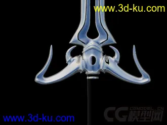 3D打印模型蓝宝石剑的图片