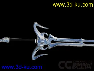 3D打印模型蓝宝石剑的图片