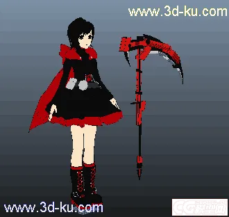 3D打印模型RWBY RUBY WEISS的图片