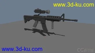 3D打印模型M4A1的图片