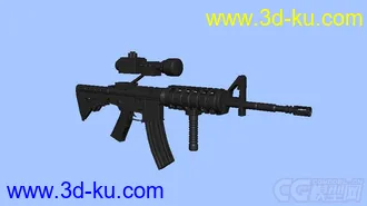 3D打印模型M4A1的图片