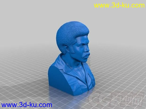 布莱克半身像  3D打印模型  STL格式的图片2