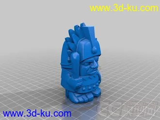 阿兹克首领 3D打印模型  STL格式的图片
