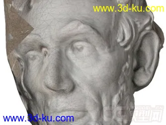 林肯总统 3D打印模型  STL格式的图片